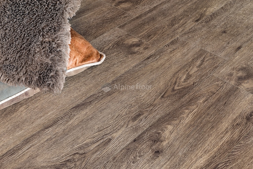 Каменно-полимерная плитка Alpine Floor Grand Sequoia ECO 11-8 Венге Грей